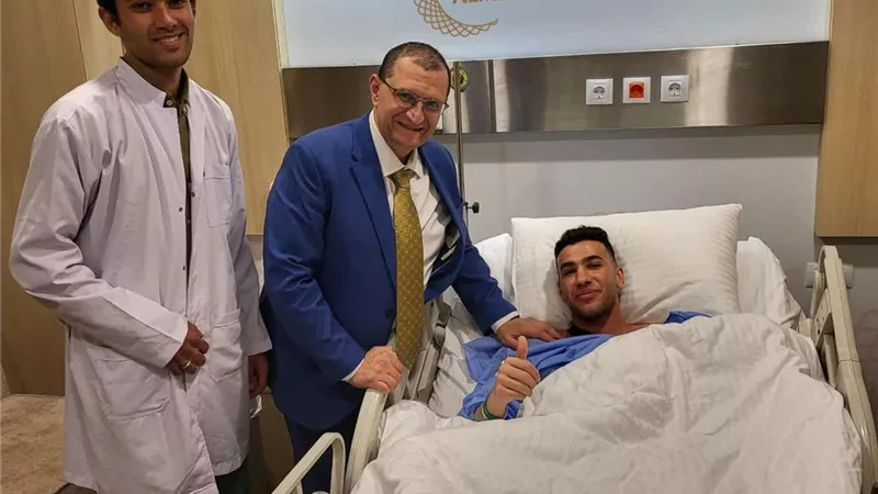 خالد النبريص مهاجم الاسماعيلي يجري جراحة ناجحة في الكوع ويعود للملاعب بعد 3 شهور