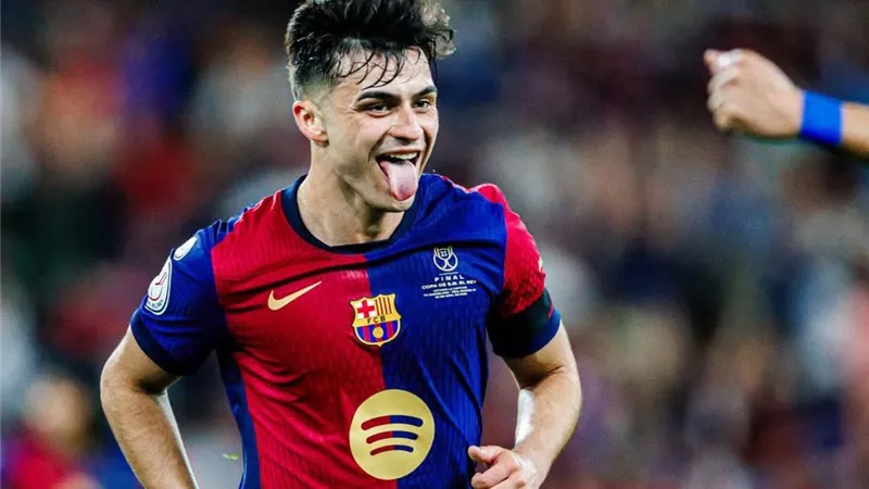 برشلونة يتقدم على ريال مدريد بهدف بيدري في الشوط الأول بكأس ملك إسبانيا 