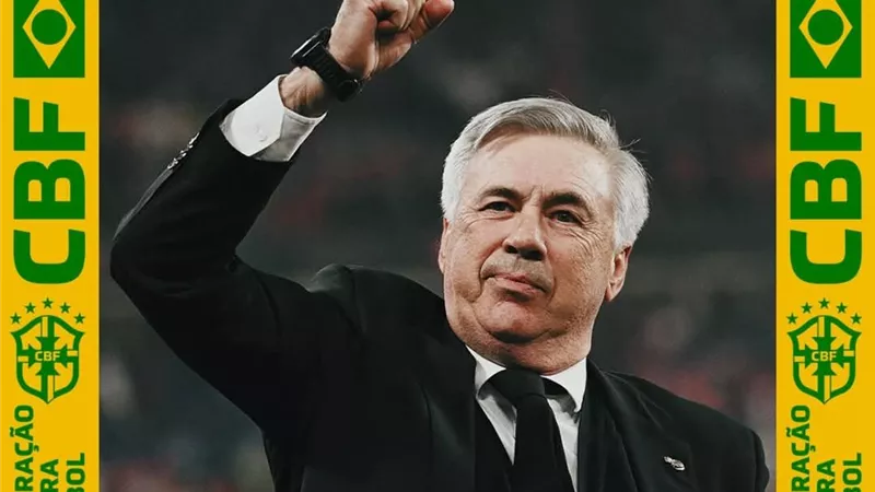 وقع العقد.. أنشيلوتي يبدأ مشواره مع منتخب البرازيل نهاية مايو