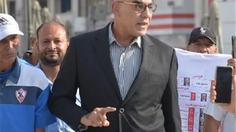 هشام نصر نائب رئيس الزمالك يحضر إجتماع إتحاد الكرة غداً
