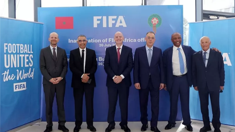 أبو ريدة يهنئ لقجع بافتتاح مقر الفيفا الإقليمي في المغرب