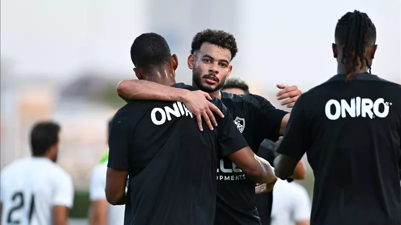 صفقة الزمالك الجديدة تشارك في تدريبات اليوم