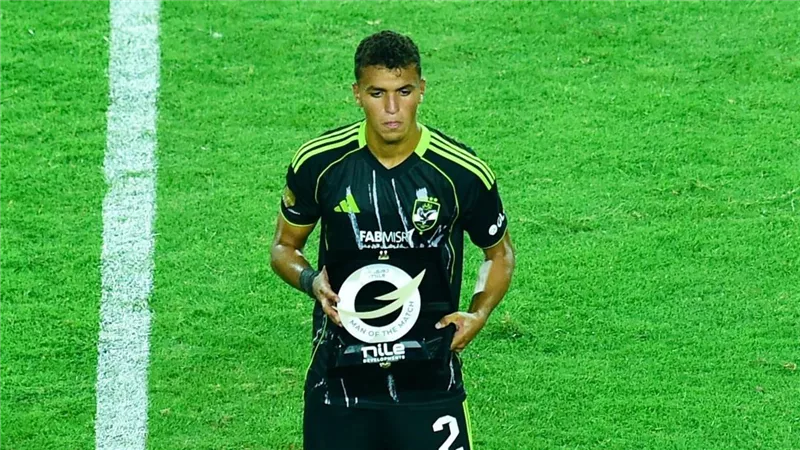 ياسين مرعي رجل مباراة الأهلي ومودرن سبورت في دوري نايل