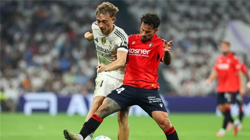 بهدف مبابي.. ريال مدريد يحصد أول 3 نقاط في الدوري الإسباني أمام أوساسونا 
