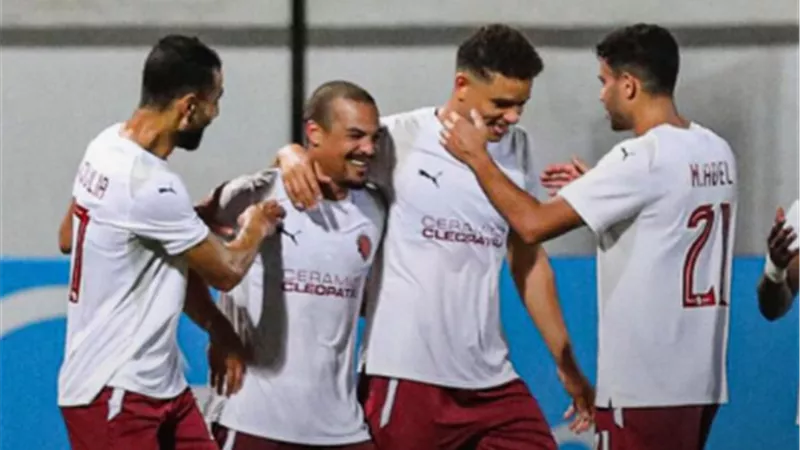 سيراميكا يهزم حرس الحدود بثلاثية ويقتحم المربع الذهبي للدوري 