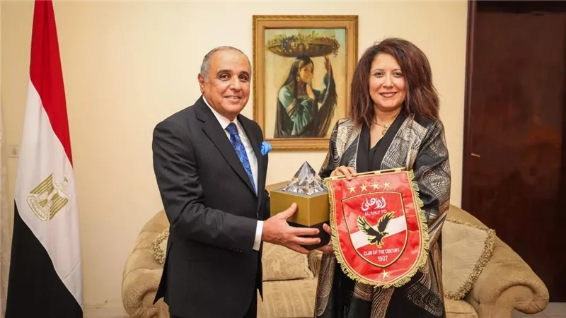 بعثة الأهلي تلبّي دعوة السفيرة المصرية في بوروندي قبل مواجهة إيجل نوار
