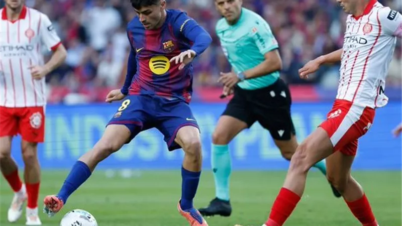 أهداف مباراة برشلونة وجيرونا في الدوري الإسباني (فيديو)