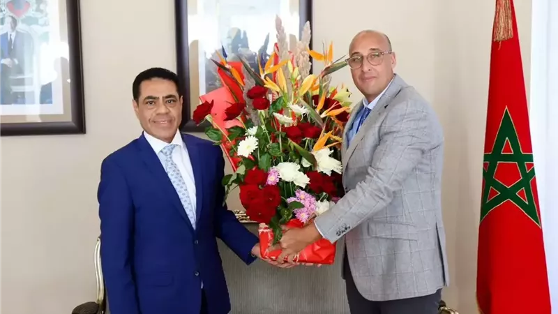 طارق قنديل رئيس بعثة الأهلي في المغرب يشكر مسئولي الجيش الملكي
