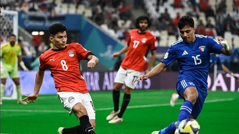أهداف مباراة مصر والكويت في كأس العرب 2025 
