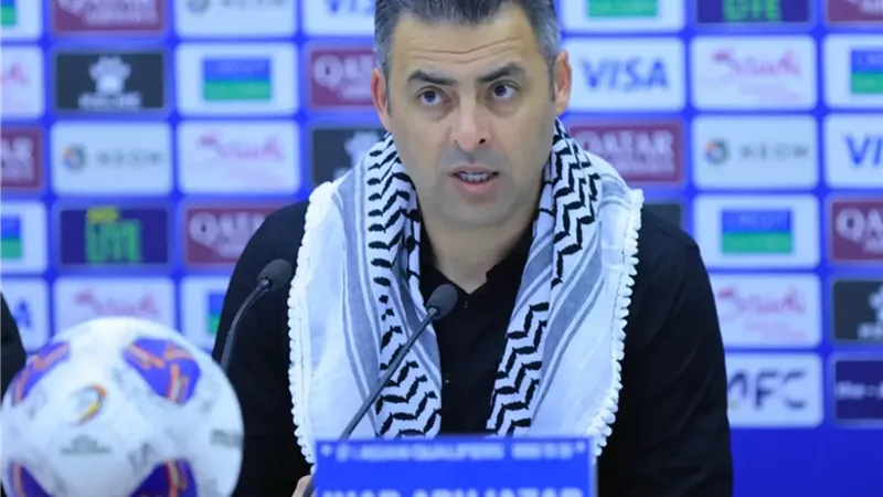 مدرب فلسطين: احتفال اللاعبين طبيعي ونركز على مواجهة السعودية بكأس العرب