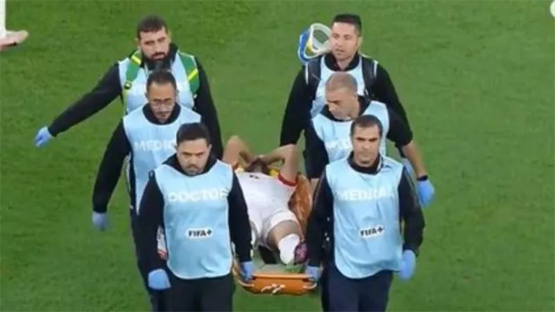 تفاصيل إصابة يزن النعيمات في مباراة الأردن والعراق ومدة غيابه عن الملاعب