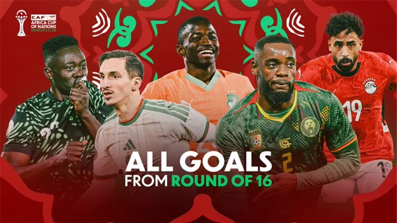 22 هدفا في دور الـ16 لأمم أفريقيا 2025 (فيديو)