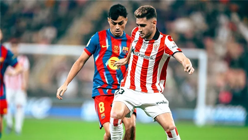بدون وقت ضائع.. برشلونة يقسو على بلباو ويتأهل لنهائي كأس السوبر الإسباني