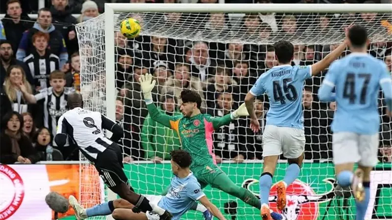 أهداف مباراة مانشستر سيتي ونيوكاسل يونايتد في الدوري الإنجليزي 
