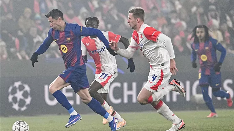 أهداف مباراة برشلونة وسلافيا براج في دوري أبطال أوروبا (فيديو)
