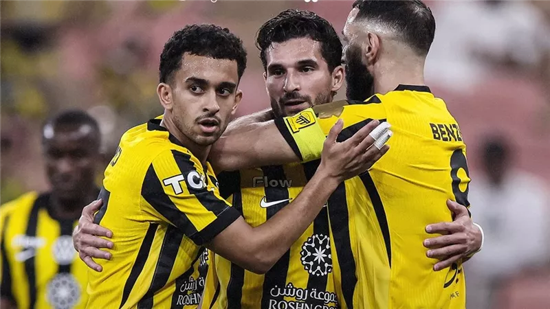 فوز الاتحاد على الاخدود 2-1 فى الدورى السعودى 