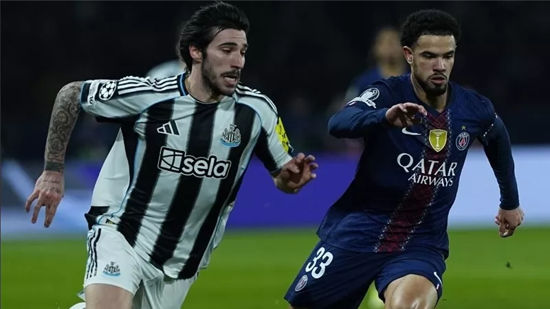 فيديو أهداف مباراة باريس سان جيرمان ونيوكاسل في دوري أبطال أوروبا 