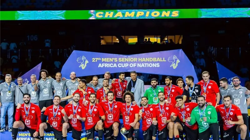الموقع الرسمي للاتحاد الدولي لكرة اليد يشيد بإنجاز منتخب مصر في أمم إفريقيا