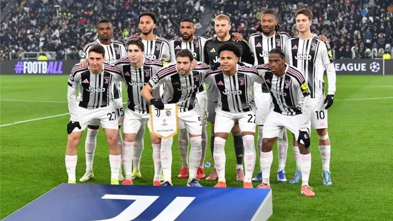 تشكيل يوفنتوس الرسمي لمواجهة لاتسيو في الدوري الإيطالي