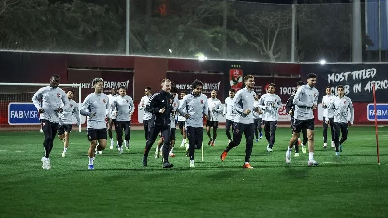 الأهلي يعود للتدريبات استعدادًا لمواجهة زد في الدوري