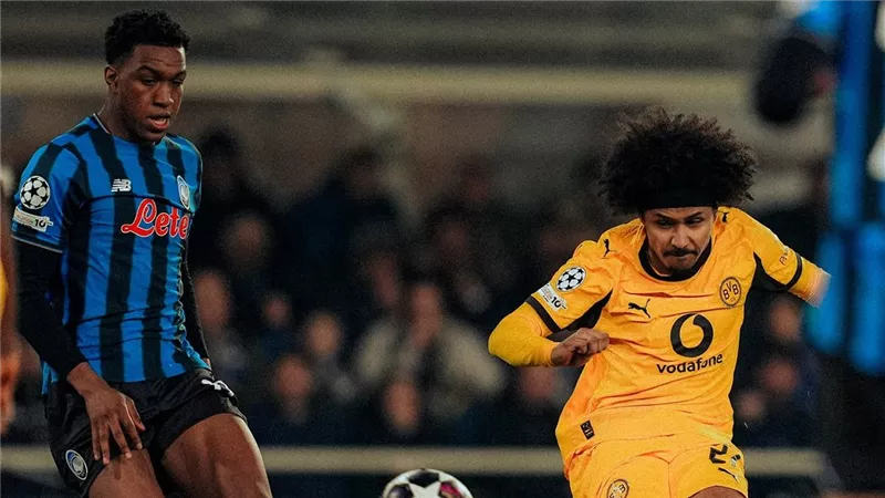 اتالانتا يفوز على دورتموند بنتيجة 4-1 بدورى أبطال أوروبا 