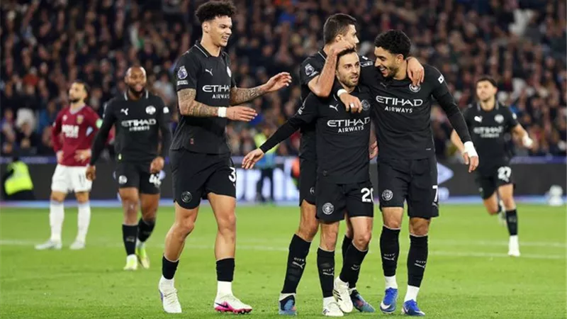 فيديو أهداف مباراة مانشستر سيتي ووست هام في الدوري الإنجليزي 