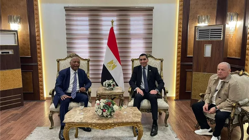 موتسيبي يزور جوهر نبيل وينقل رسالة شكر للرئيس السيسي
