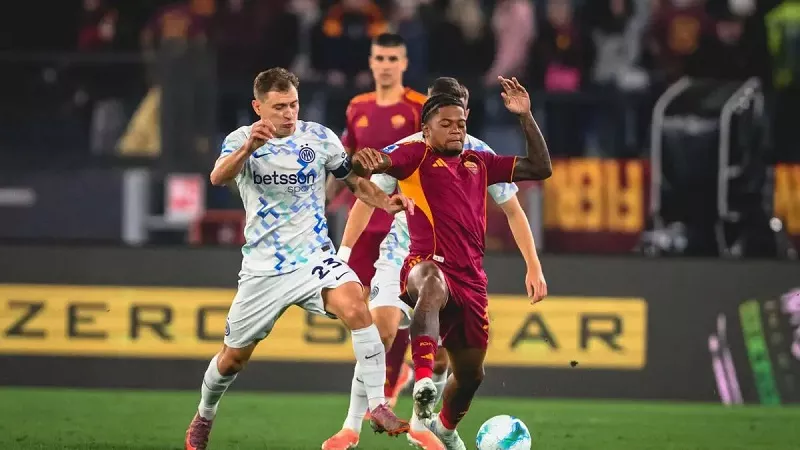 أهداف مباراة روما وإنتر في الدوري الإيطالي (فيديو)