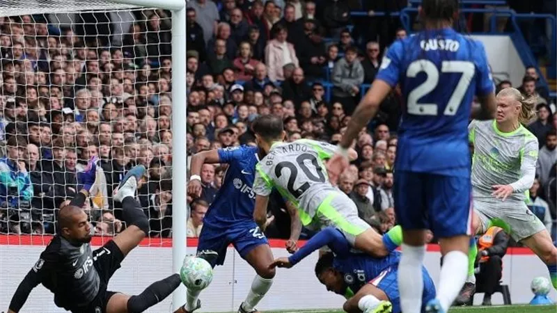 أهداف مباراة مانشستر سيتي وتشيلسي في الدوري الإنجليزي.. 