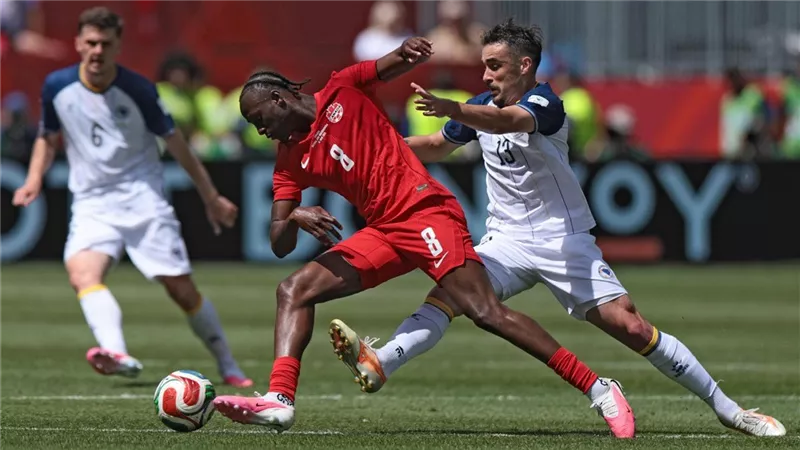 التعادل يسيطر على مواجهة كندا والبوسنة والهرسك في كأس العالم 2026.. فيديو