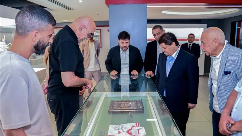 الزمالك يستقبل وفد نادي الوفاق الليبي لبحث التعاون وتبادل الخبرات