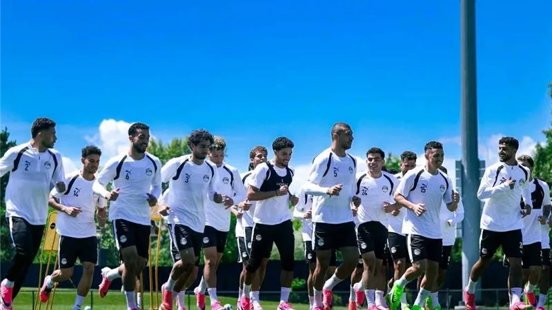تفاصيل مران منتخب مصر الأول استعدادًا لمواجهة لنيوزيلندا في كأس العالم