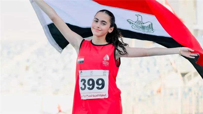     إنجاز مصري جديد.. روعة وائل جودة تحصد 3 ميداليات بالبطولة العربية لألعاب القوي