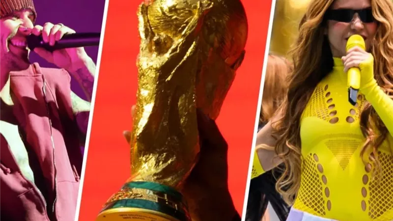 مادونا وشاكيرا وBTS وجاستن بيبر يحيون عرض بين شوطي نهائي كأس العالم