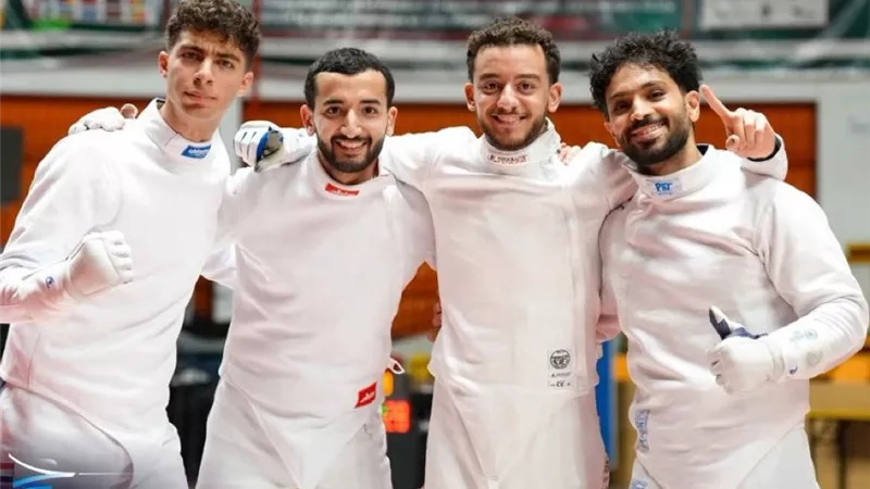 منتخب مصر لسيف المبارزة يحصد برونزية بطولة العالم بعد الفوز على الكيان الصهيوني باللمسة الذهبية