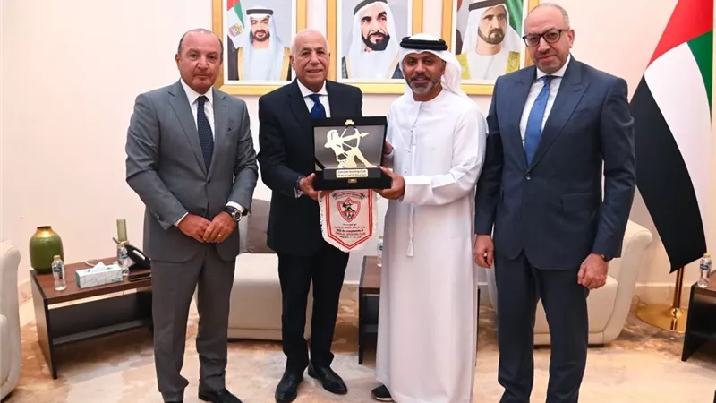 حسين لبيب يشكر سفير الإمارات ويؤكد: الزمالك يتطلع لتعزيز التعاون الرياضي العربي