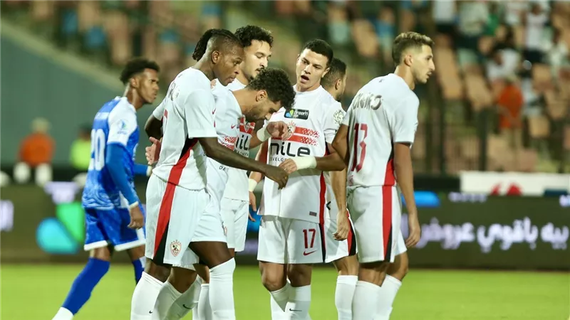 الزمالك يفوز على إيه إس بورت ويتأهل لدور الـ 32 بدوري أبطال إفريقيا.. فيديو