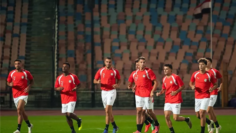 منتخب مصر يختتم تحضيراته لمواجهة أنجولا في تصفيات أمم أفريقيا