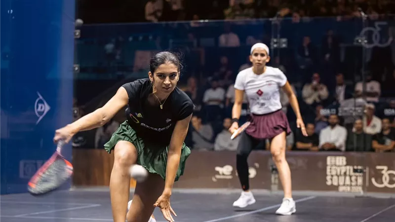 أمينة عرفي تتأهل لنهائي بطولة CIB مصر الدولية للإسكواش وتواجه هانيا الحمامي